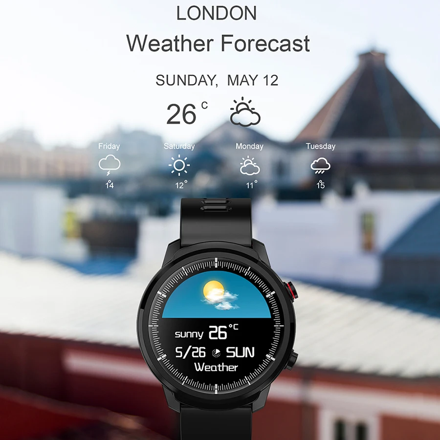 

AIDISITE New K10 Full Touch Smart Watch Men Women Heart Rate Blood Pressure Monitor Weather Forecast Smartwatch For Android IOS
