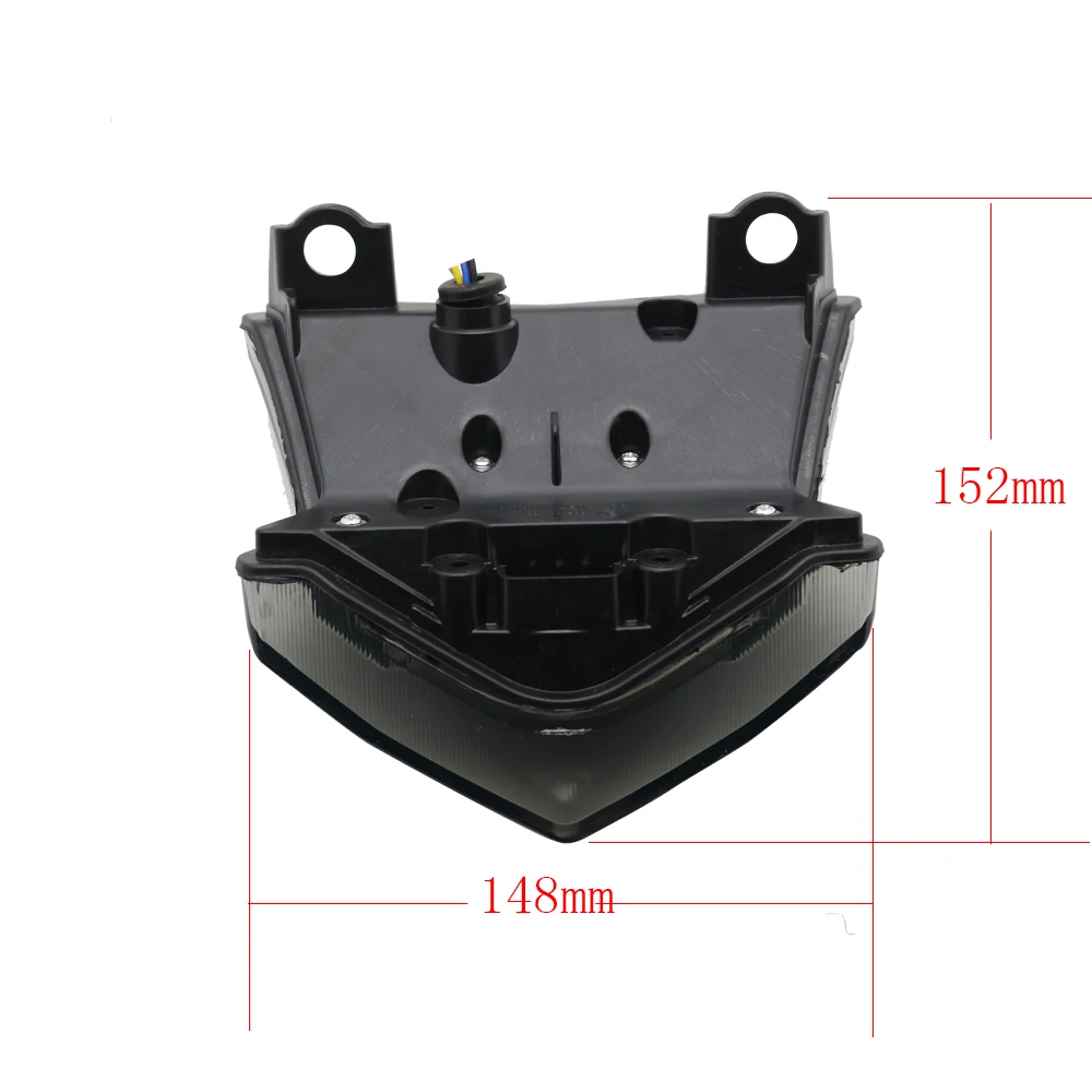 Мотоциклетный задний светильник s светодиодный тормозной стояночный указатель