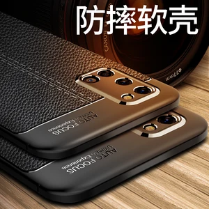hatoly case for oppo a52 a72 a92 s pattern pu leather dirty resistant soft tpu silicone back case for oppo a72 cover on oppo a52 free global shipping