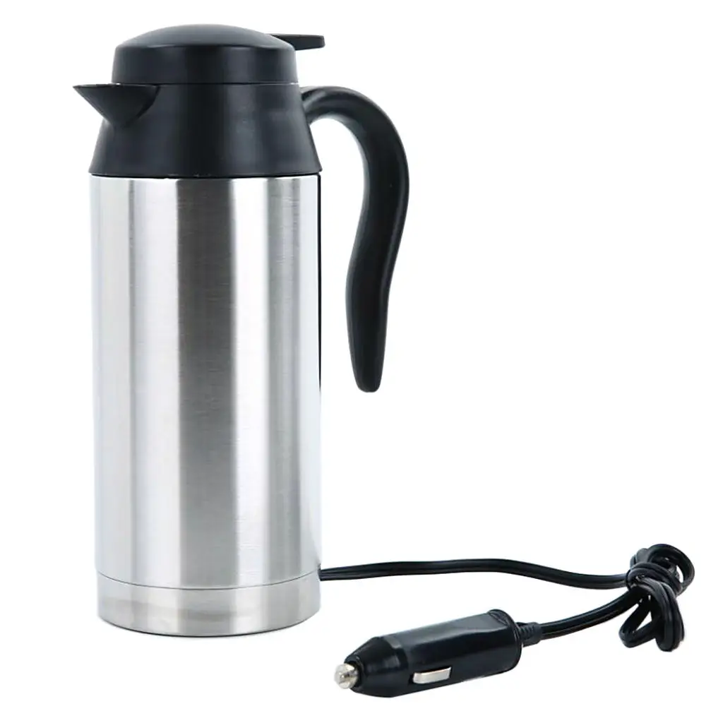 

750ml Hot Water Kettle Electric Heating Mug Vacuum Heater Cup Water Bottle
