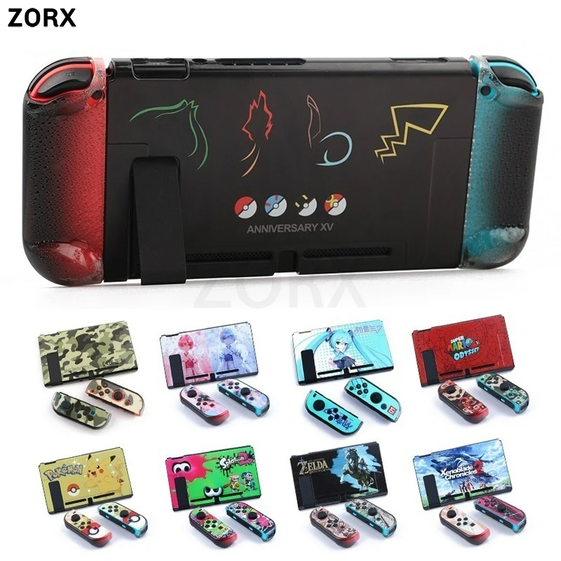 ДЛЯ NS Nintend переключатель защитная консоль Накладка чехол Корпус для закрепляемые