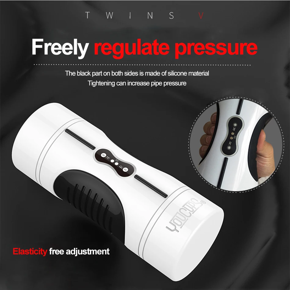 Электрический Вибрационный мастурбатор для мужчин с двойным отверстием