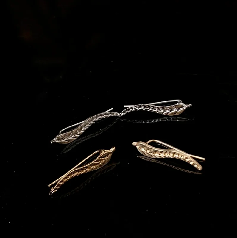 

New Female Metal Leaf Earrings for Women Bohemian Fashion Jewelry 2021 Accessories