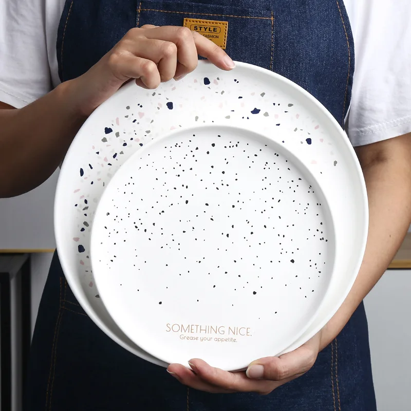 Тарелка Для Пиццы креативный матовый стейк для стейка Западный завтрак