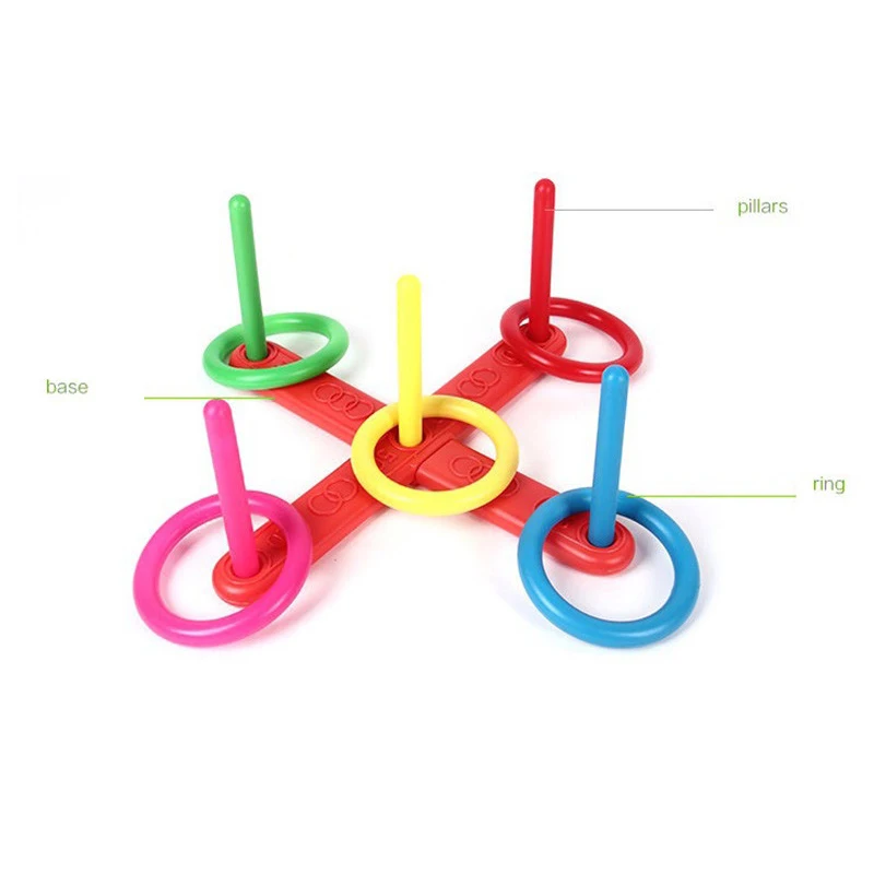 Спорт на открытом воздухе круг наконечник уложенные слои игры кольца кольцо