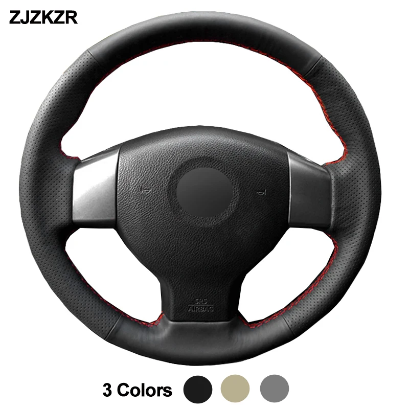 Автомобильный чехол на руль для Nissan Tiida 2004 2010 Sylphy 2006 2011 Versa 2007 Note 2012 Волан 2008