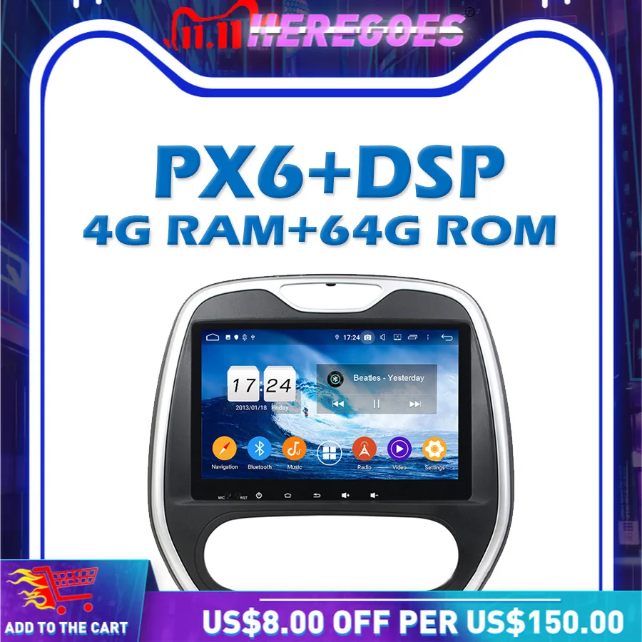 PX6 автомобильный dvd плеер DSP IPS Android 10 0 4 Гб ОЗУ + 64 ПЗУ GPS карта RDS радио Wifi Bluetooth 5 для