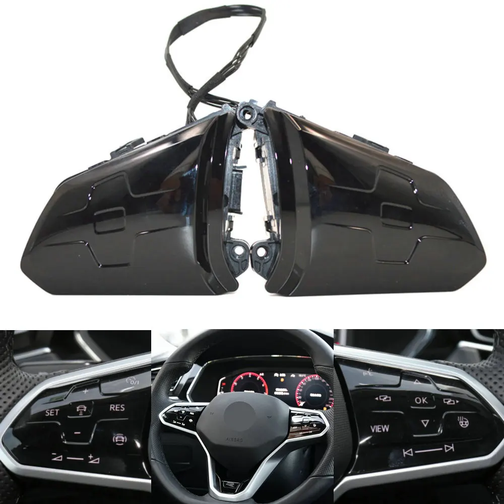 Touch type multifunctional ACC button, suitable for VW Golf 8 eighth generation touch steering wheel, 1EA 959 442 A 442 B