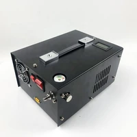 china wholesale mini portable led display small filter high pressure car compressor 12v dc 300bar portable pump