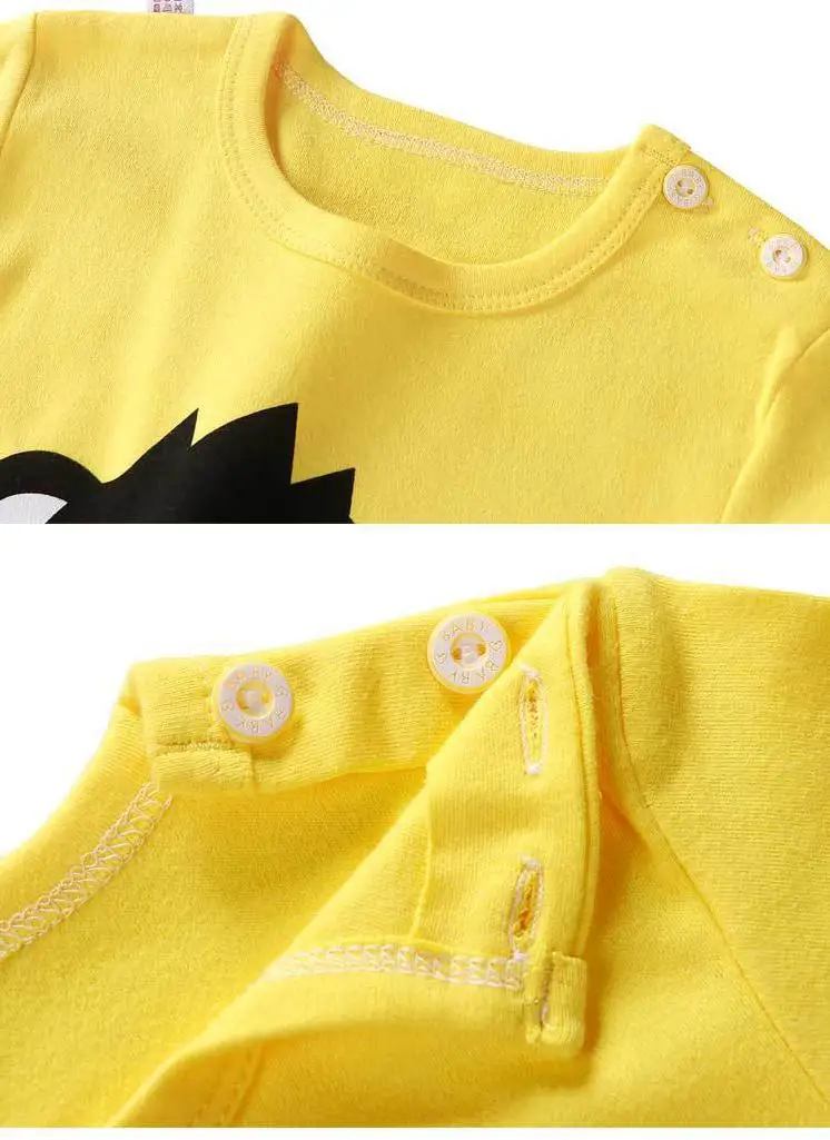 

2020 New Style Baby Boys Girls Long Sleeved Cartoon T Shirts Cute Animal Soft Cotton Tops 1-6 Years Old Children Clothes Outfits