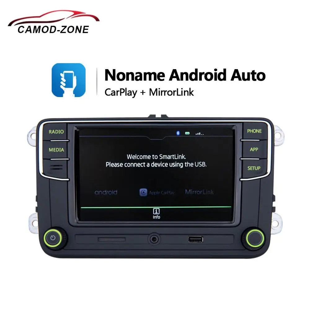 Автомагнитола Noname RCD330 Plus RCD330G автомобильная Кнопка с зеленсветильник на базе Android