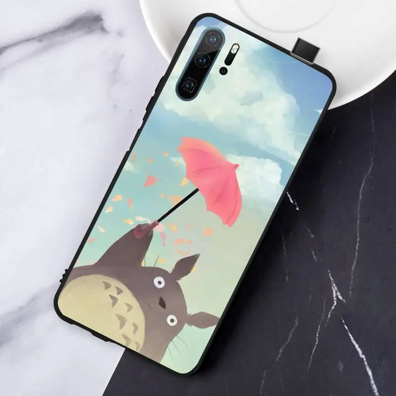

Totoro anime Studio Ghibli Phone Case For Huawei honor Mate P 10 20 30 40 i 9 8 pro x Lite smart 2019 nova 5t