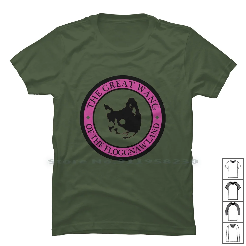 

The Great Wang Of The Floggnaw Land, футболка из 100% хлопка, Great Wang Land Log Eat