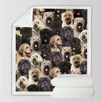 you will have a bunch of bouvier des flandres blanket 3d printed fleece blanket on bed home textiles dreamlike 06