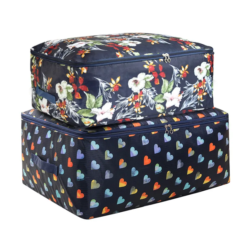 Популярная цветная сумка для хранения складной органайзер одежды дышащая