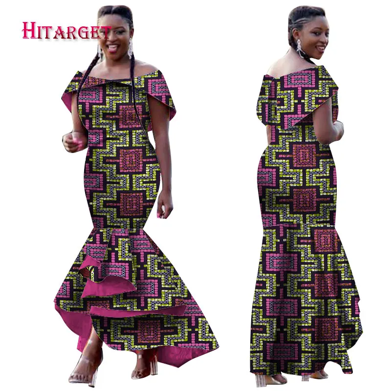 Hitarget 2020 осенние африканские платья для женщин Дашики Анкара традиционная одежда