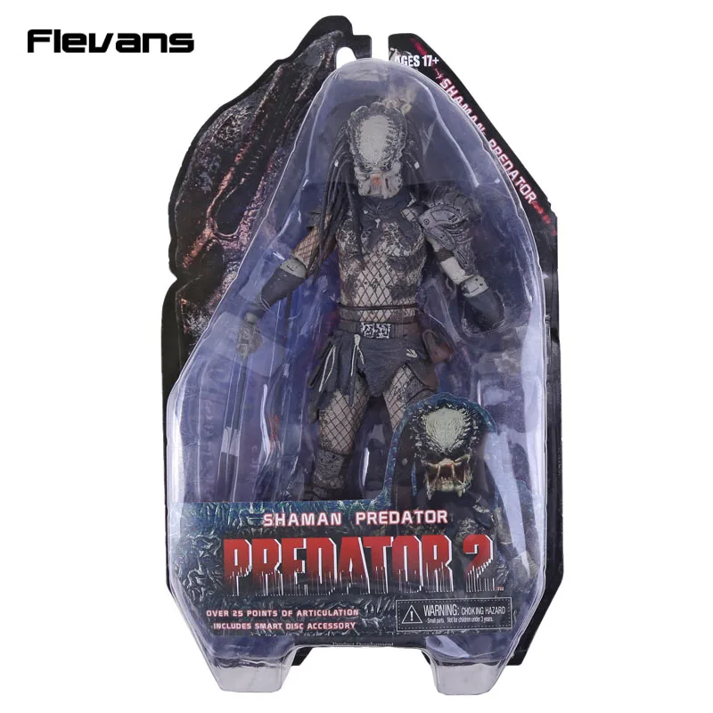 Экшн фигурка NECA Predator 2 SHAMAN PREDATOR/Кабан PREDATOR / CITY HUNTER ПВХ Коллекционная модель