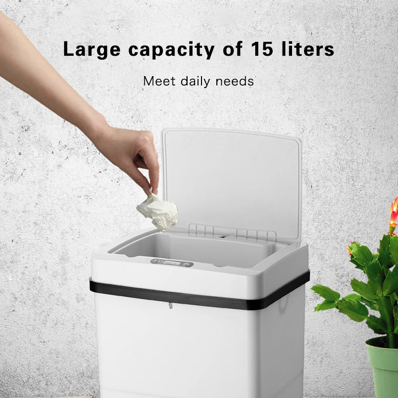 Умная мусорная корзина с автоматическим датчиком умная Индукционная для