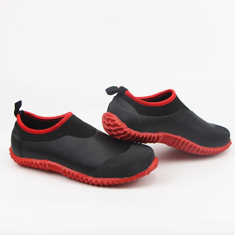 Обувь для пар водонепроницаемая обувь удобные короткие резиновые туфли с низким