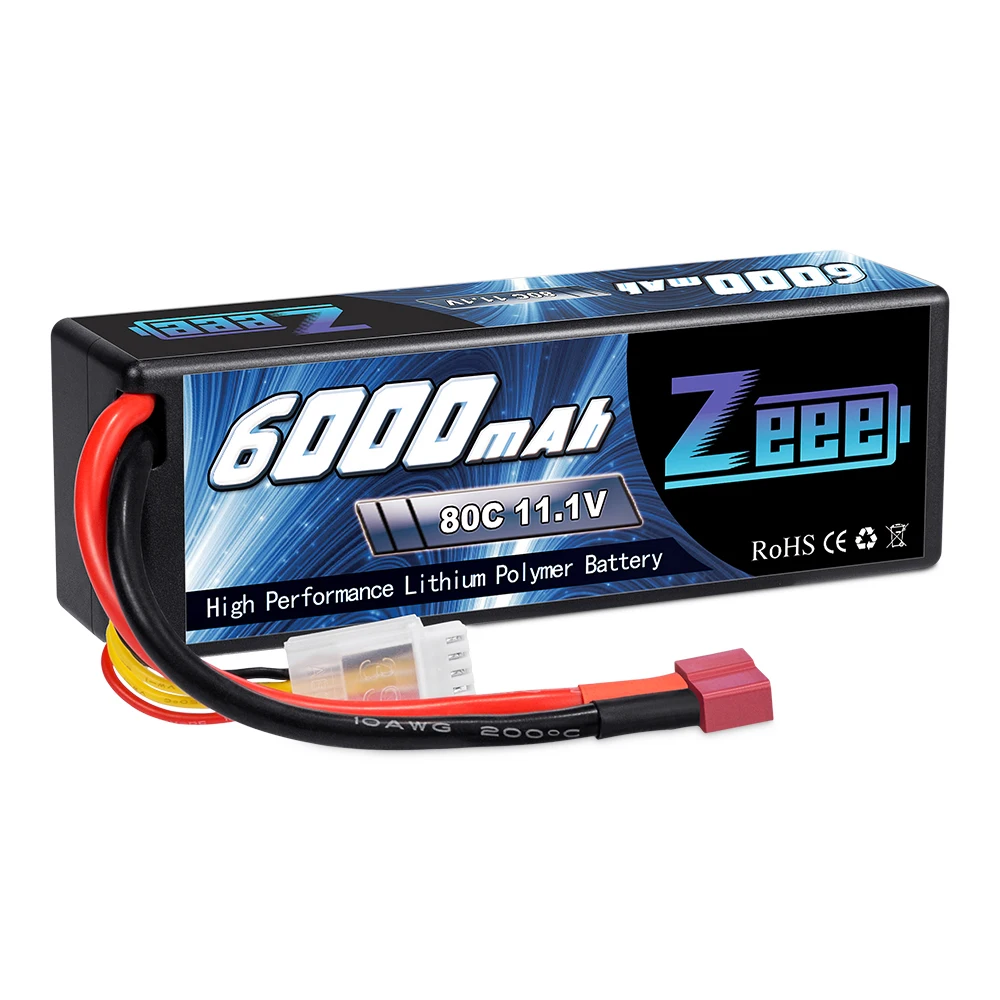 Zeee 11,1 V 6000mAh 3S 80C Lipo аккумулятор с штекером Deans RC зарядное устройство для RC автомобиля грузовика Truggy FPV самолета RC вертолета