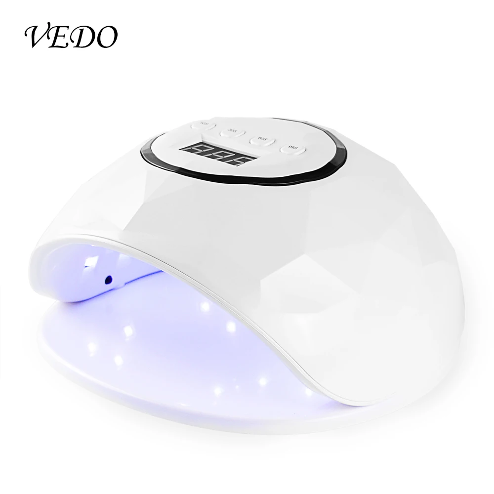 VEDO F6 УФ светодиодный Таймер 99s безболезненная 78 Вт Сушилка для ногтей ледяная лампа для сушки всех ногтей Гель-лак интеллектуальный датчик лампа для маникюра