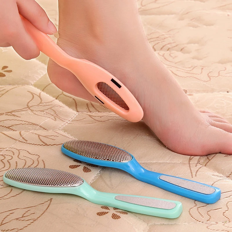 

Double-sided frosting foot rubbing board grind stone peeling foot pedicure foot sole scraping heel calluses horny foot tool