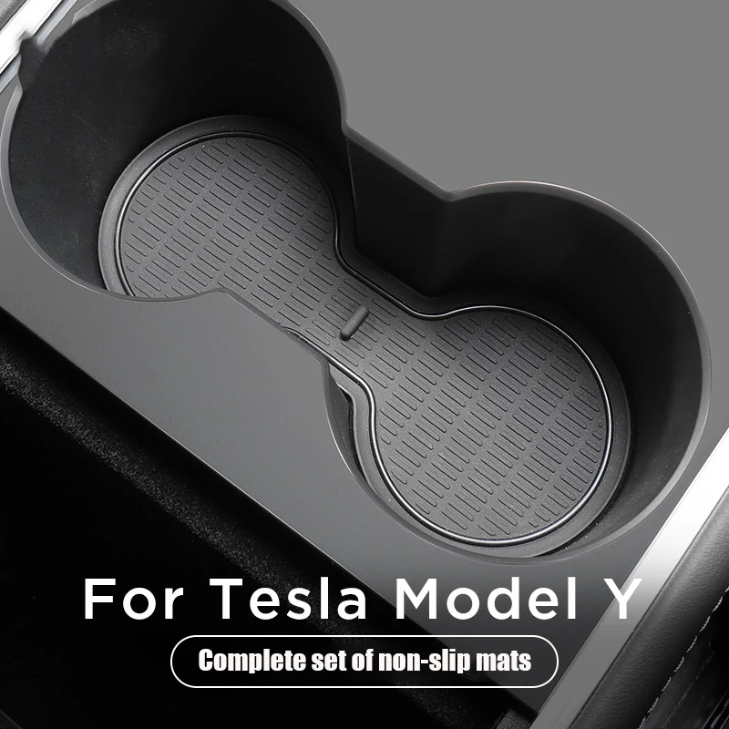 

13 шт./компл. для Tesla Model Y Accessories прокладка для гнезда двери, резиновый коврик для центральной консоли, Нескользящие коврики с пазами