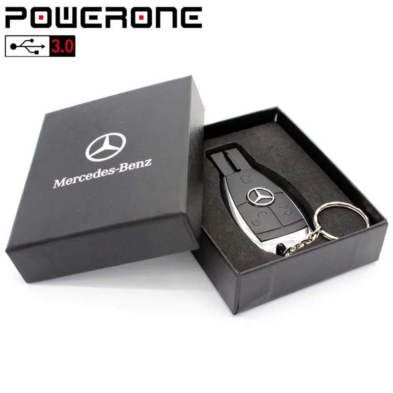 JASTER USB 3 0 Автомобильный логотип ручка-накопитель 128 ГБ флеш-накопитель 64 Mercedes Benz