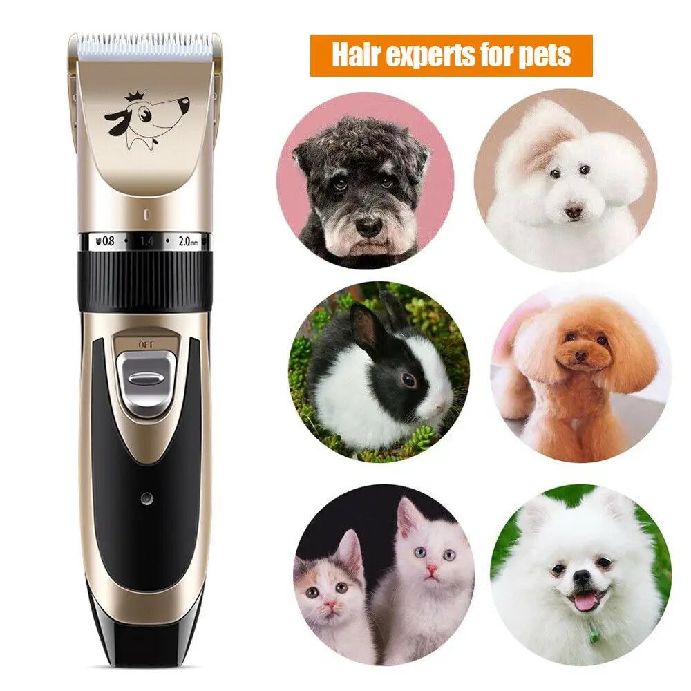 

Pet Professional Dog Grooming Clipper Kit Thick Fur Hair Trimmer Electric Shaver