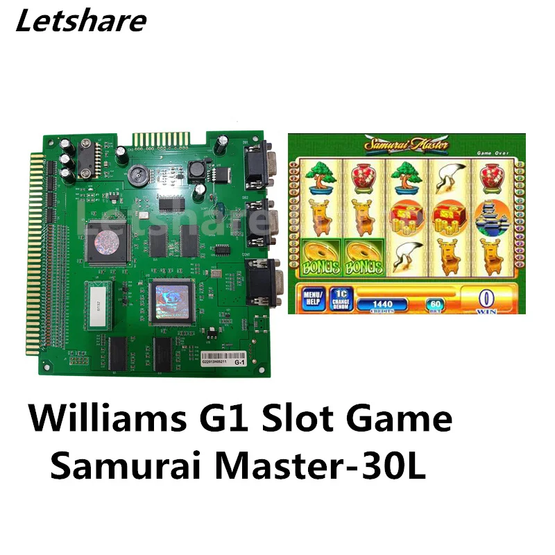 

Vertical Slot Machine Game Samurai Master-30L Williams G1 Casino Board
