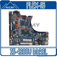 high quality for lenovo ideapad flex 14 series laptop motherboard da0st6mb6f0 sr170 i5 4200u ddr3l 100 fully tested