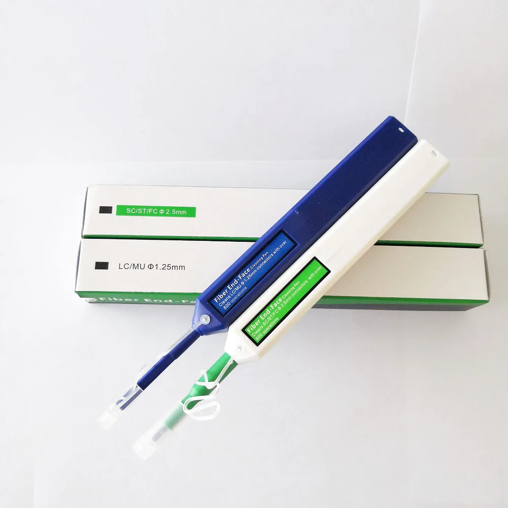 Бесплатная доставка Одно нажатие очиститель FTTH оптическая чистящая ручка SC FC LC