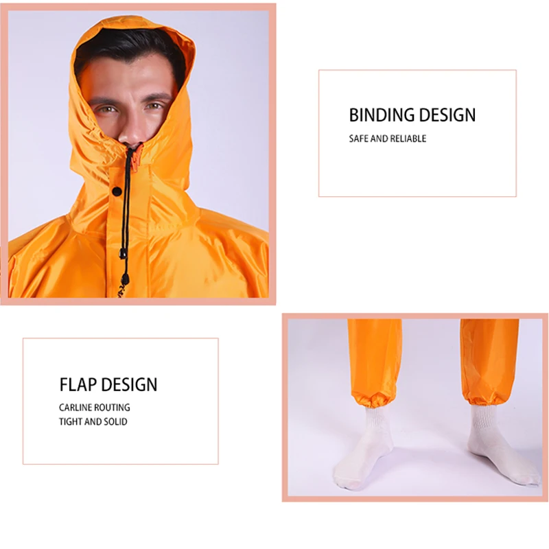 100% мотоциклетные водонепроницаемые рабочие дождевики одежда комбинированные