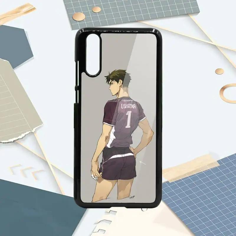 

Ushijima Wakatoshi Shiratorizawa anime Phone Case PC For Samsung galaxy S note 8 9 20 10 e lite2019 plus pro ultra