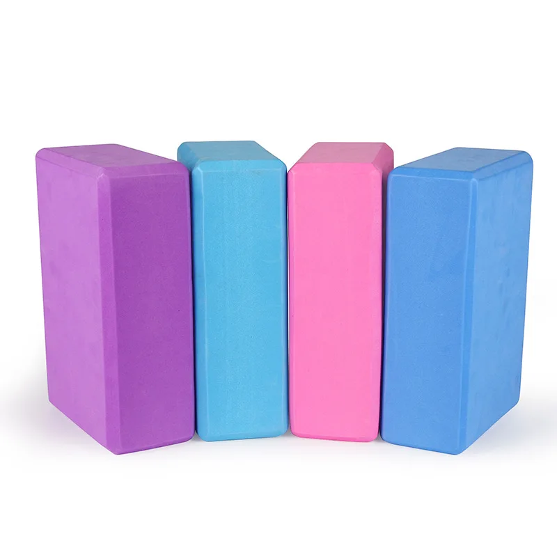 

Yoga Block EVA Material Yoga Pillow Pure Color High Density Foam Yoga Supplies