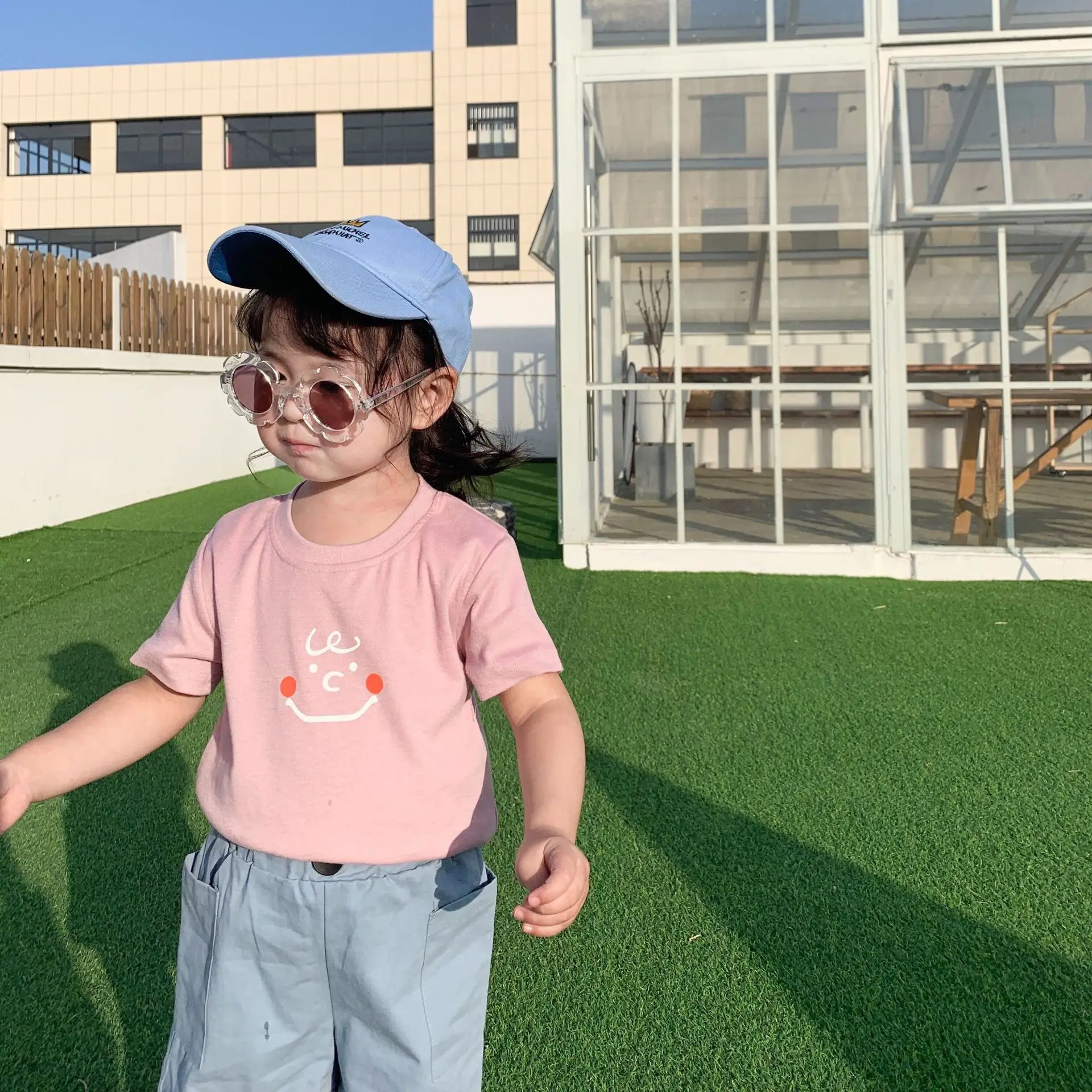 

3758 5 Colors Children T Shirts Summer 2020 Cartoon Short Sleeve Baby Girls Boys Tops Tee Shirts Kids Casual Summer Clothes