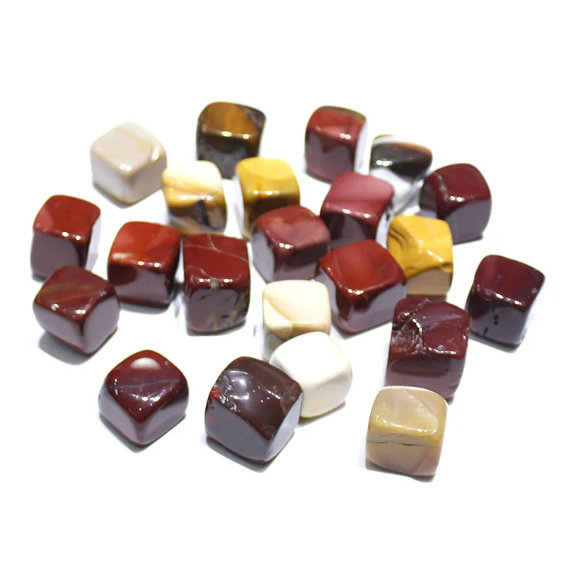 

1 Kg Natural yolk egg jasper cubes stone for fengshui