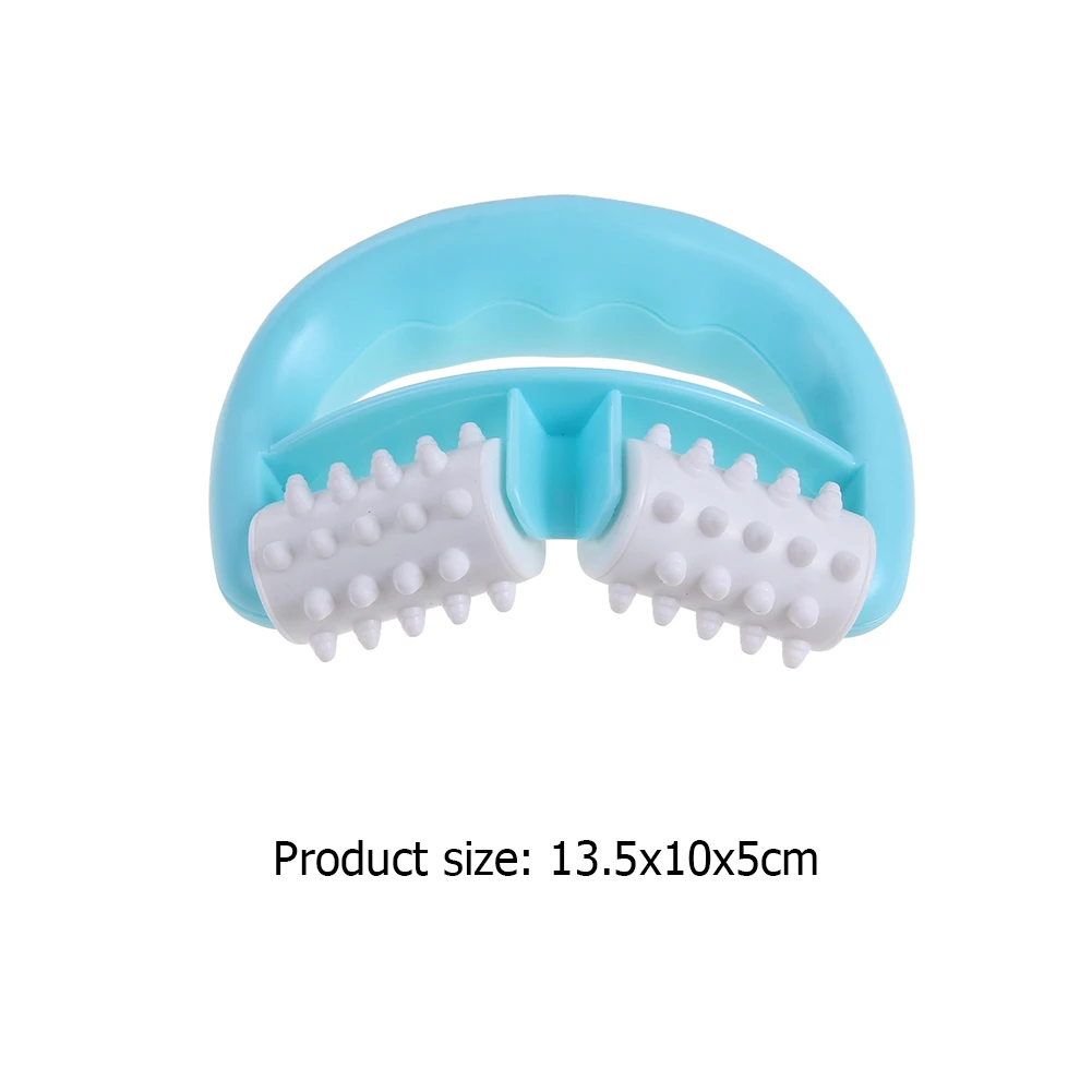 

D Shape Fast Burner Roller Leg Abdomen Neck Buttock Body Slimming Massager Roller Anti-Cellulite Massage Device Relieve Muscle