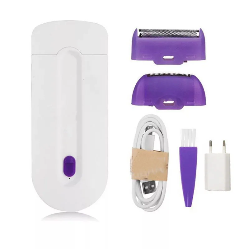 Электрический женский эпилятор перезаряжаемый портативный бритва для удаления