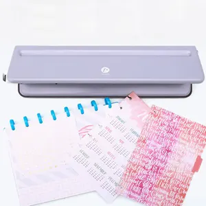 Т-образный Дырокол с отверстиями, регулируемый дырокол для отрывных листьев, для записной книжки, для рукоделия и скрапбукинга