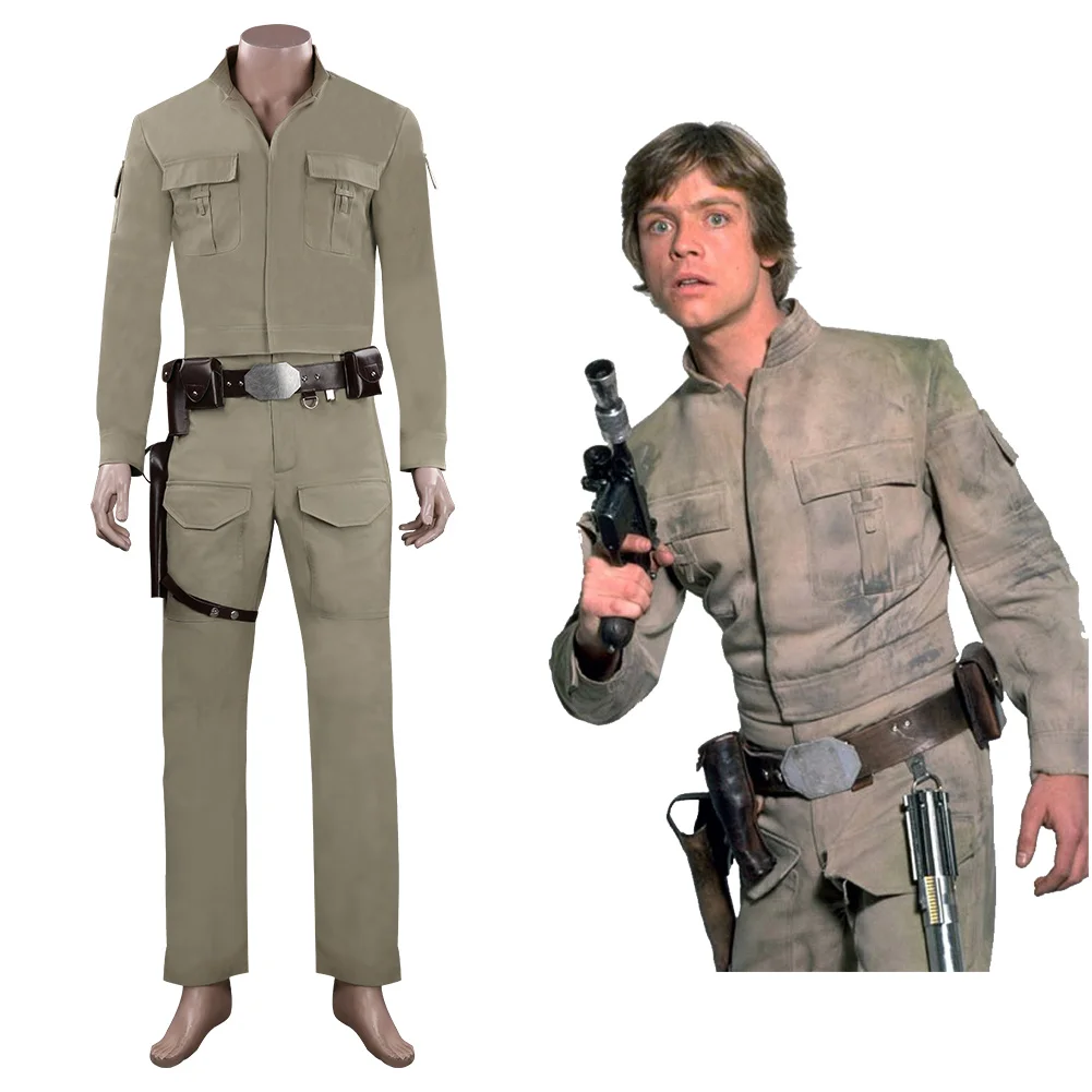 

Luke Skywalker Cosplay Costume Outfits Halloween Carnival Suit For Adult Men