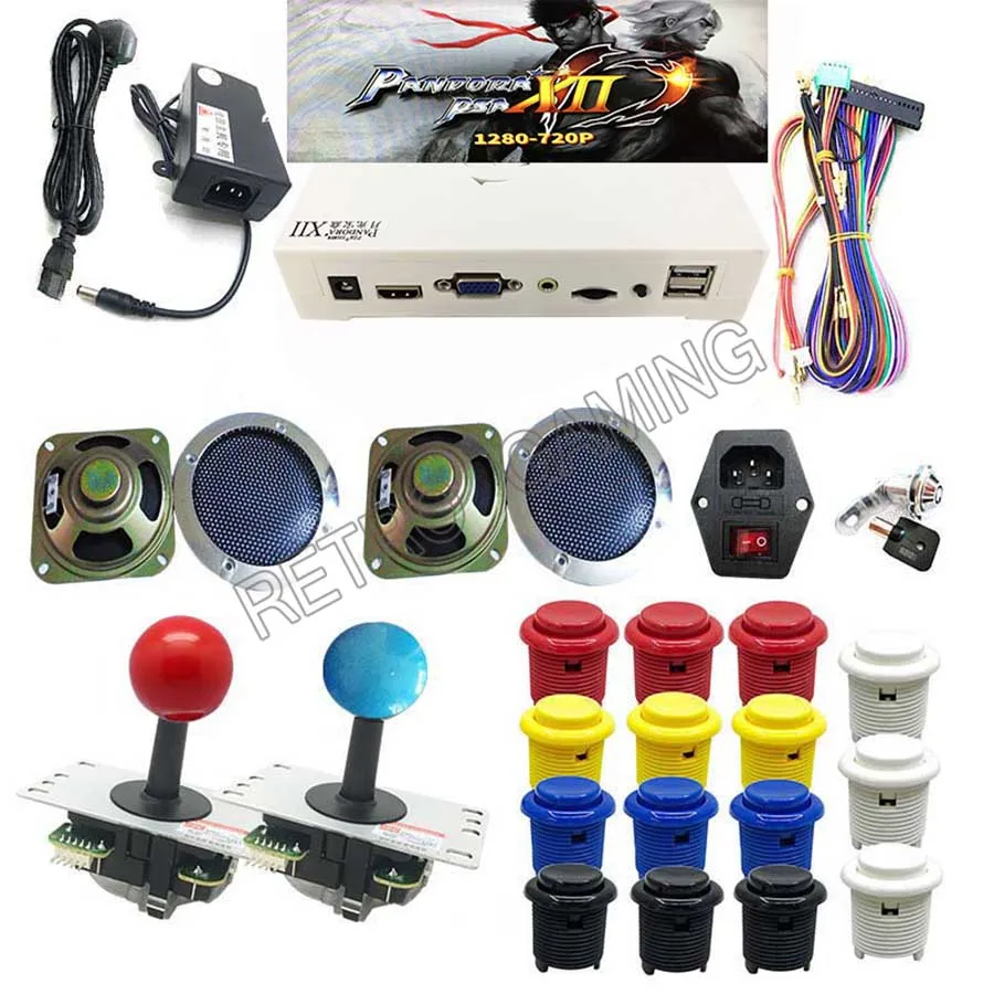 Новейшие 3D Pandora XII 3188 в 1 доска для игры Jamma копия Sanwa Джойстик Кнопка аркадная видео