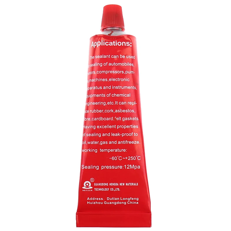 

Silicone Sealant Red Glue Oil Resistant High Temperature Resistant Waterproof Auto Repair Special Sealing Glue