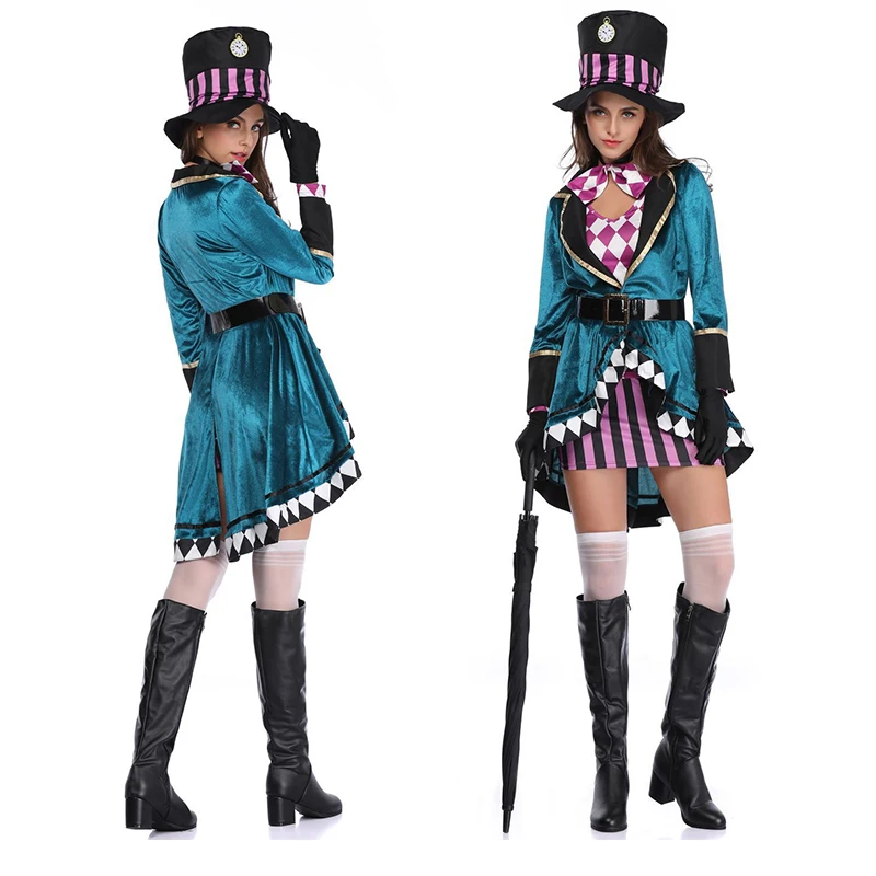 6 шт. женские костюмы для косплея Алиса в стране чудес|Костюмы из фильмов и ТВ| |