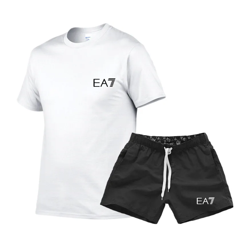 

Summer Anime Z Short Sets Men Casual Suits Sportswear Tracksuit Cotton T-Shirt+Shorts Casual Hip Hop Print Clothing