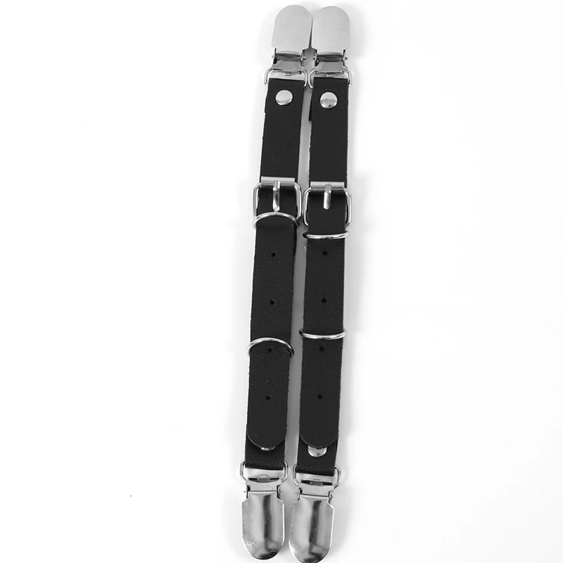 

Sexy Rock Punk A Pair Garter Belt Rivets Leg Ring Thigh Harness Gothic Leather Vintage Suspenders Women Girls Stockings Jewelry