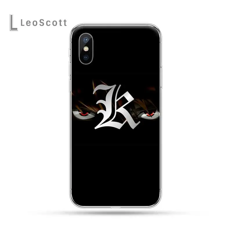 

Anime Death Note Ryuk kira Phone Case for iPhone 11 12 pro XS MAX 8 7 6 6S Plus X 5S SE 2020 XR