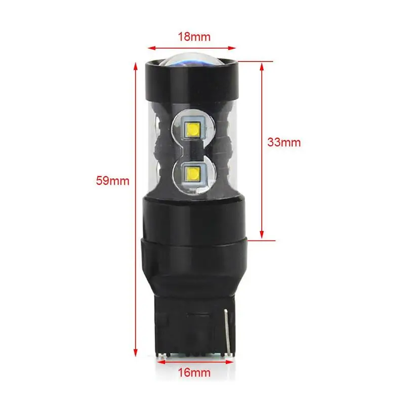 

Fashion White Light Car Strobe Flash Light 7443CR LED Brake Reverse Stop Lamp Bulb Car Auto O3V6