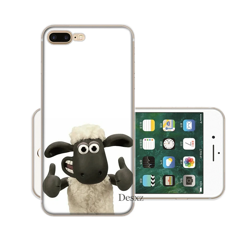 Мобильный телефон чехол для iPhone 7 8 6 6s Plus iPhone 11 Pro X XS Max XR 5 5S SE жесткий чехол Shaun овечья оболочка