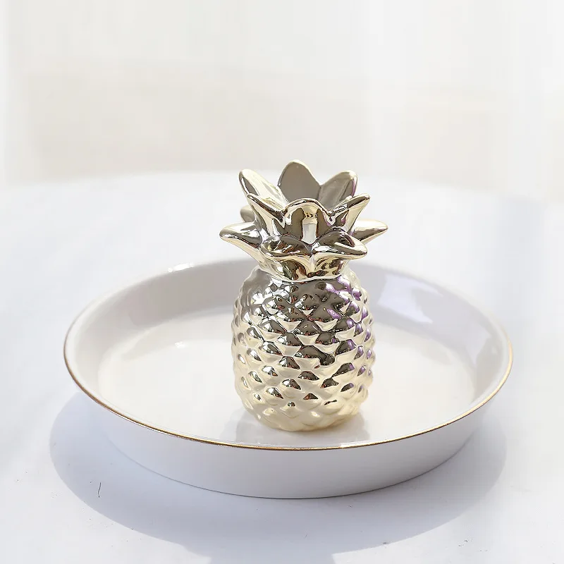 Керамическая Шкатулка Фламинго ананас кактус кролик олень железная башня модель